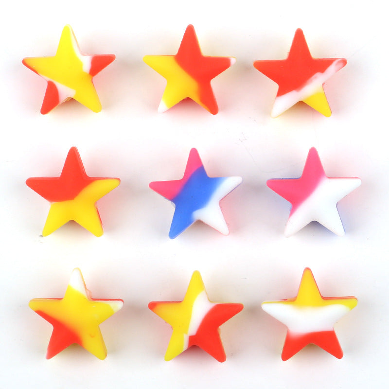 Wholesale 100pcs/pack Children's Jewelry Accessories Loose Beads Food Grade Special-shaped Silicone Beads